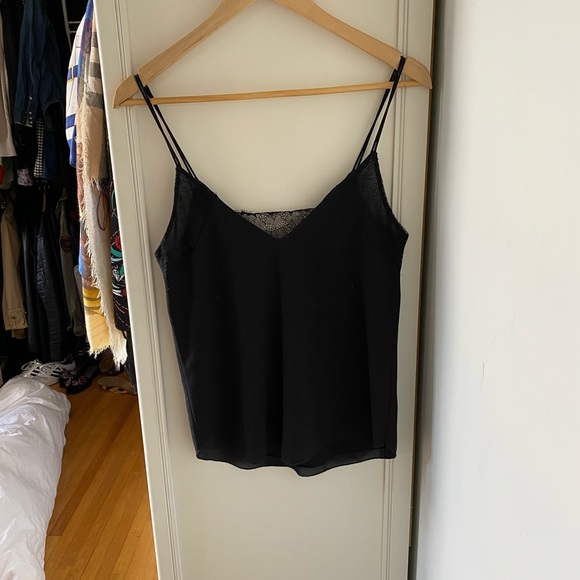 Zara Black Lace Women's Top Blouse - Picture 4 of 6